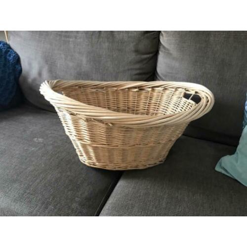 Rieten mand wasmand 60x47