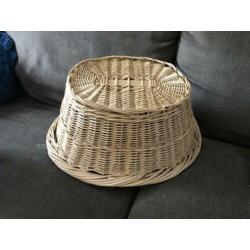 Rieten mand wasmand 60x47