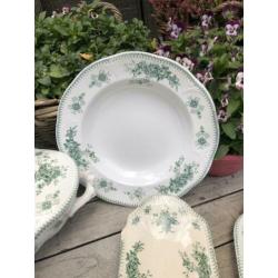 BFK Duchesse antiek Boch servies 1890 zeer sierlijk