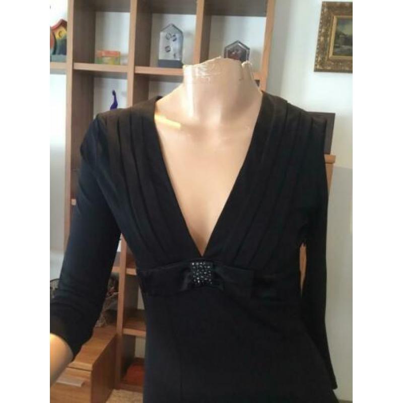 BLUMARINE jurk met steentjes maat m, vaste onderjurk