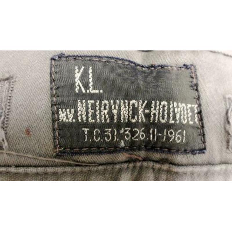 Legerkleding accesoires 70-er jaren