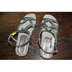 Pitt vlotte zilvere sandalen mt 39 SUPERKOOPJE
