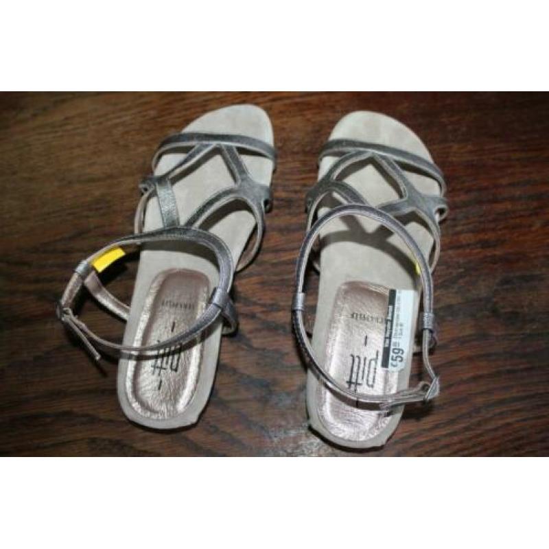 Pitt vlotte zilvere sandalen mt 39 SUPERKOOPJE