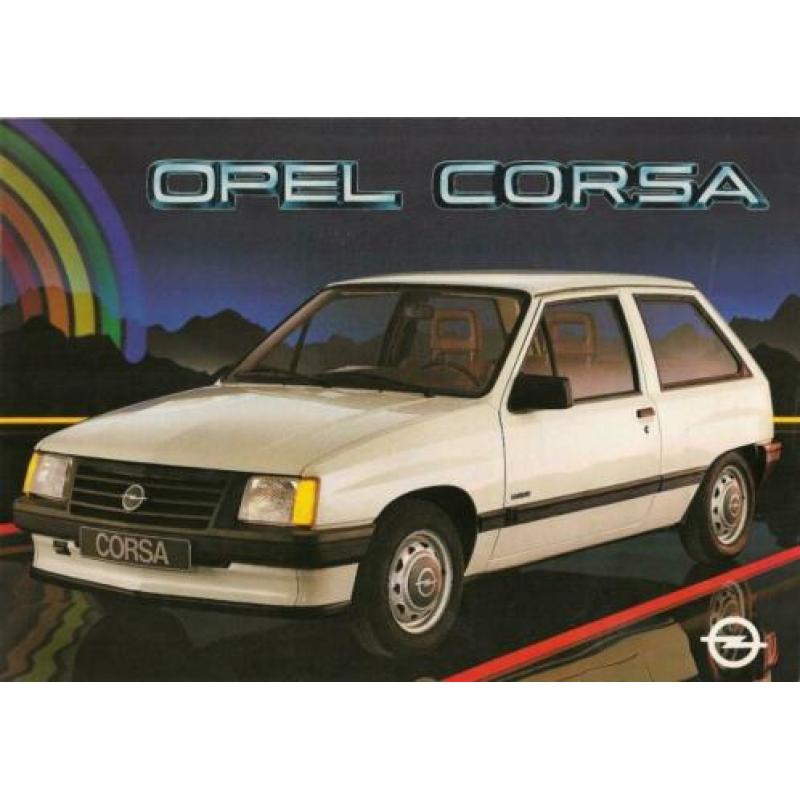 autofolder Opel Corsa januari 1983