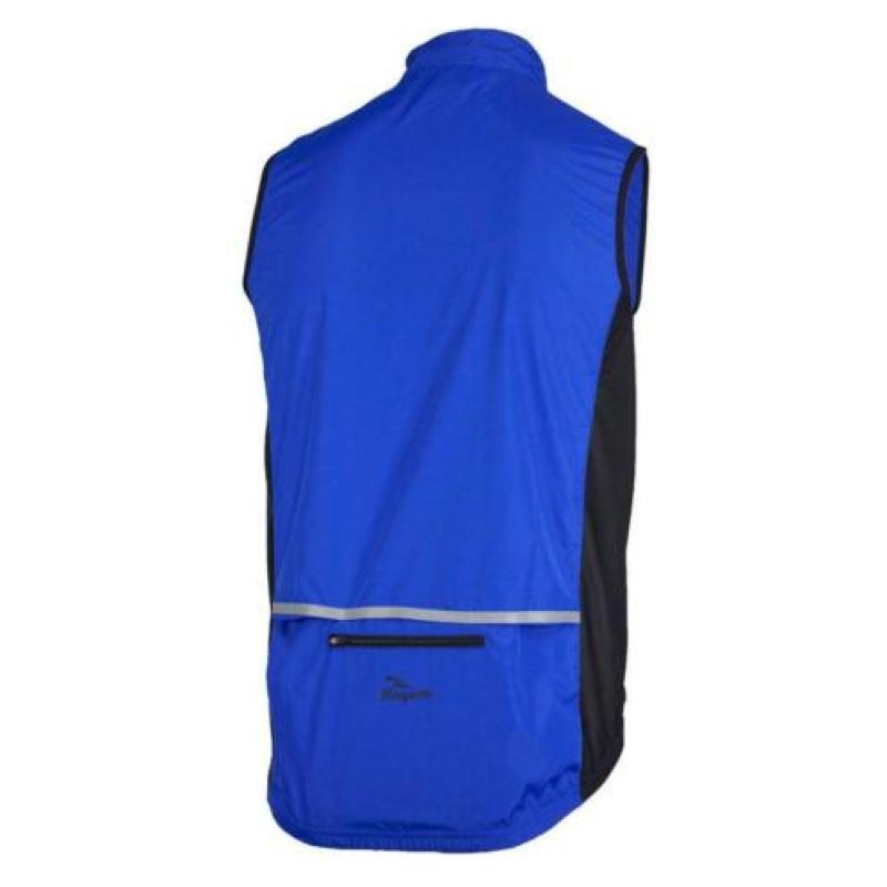 Bodywarmer windstopper Rogelli Canaro blauw