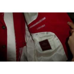 McGregor donker rood rib kostuum + 2 stropdassen mt 56 51801