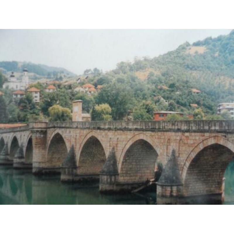 Ansichtkaart Drina bridge Bosnia