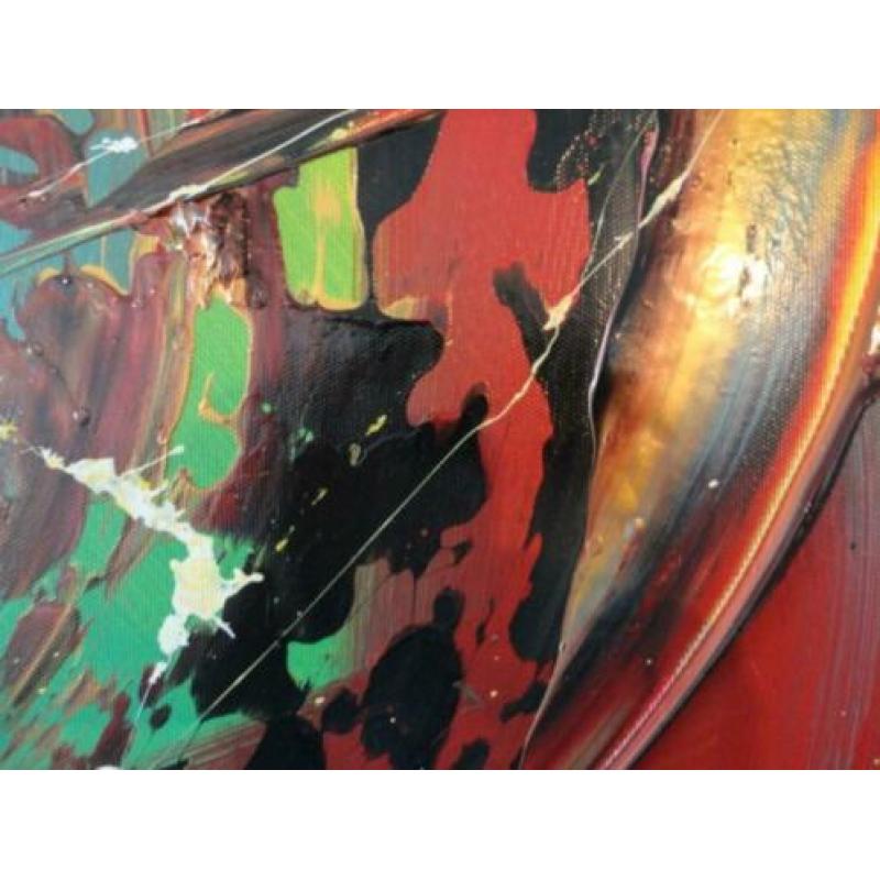 " Turbulence " prachtig h Acrylschilderij 120 cm x 60 cm