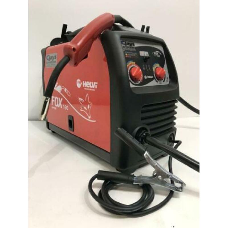 NIEUWE Complete Lasset! Helvi Fox 160 Mig Lasapparaat