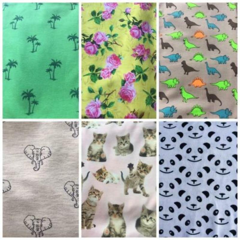 harem broek / legging panter grijs 50 56 62 68 74 80 86 92