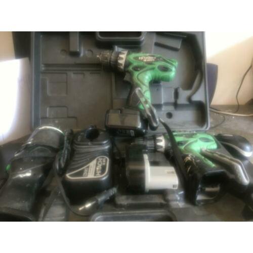 accuboormachine tweemaal Hitachi