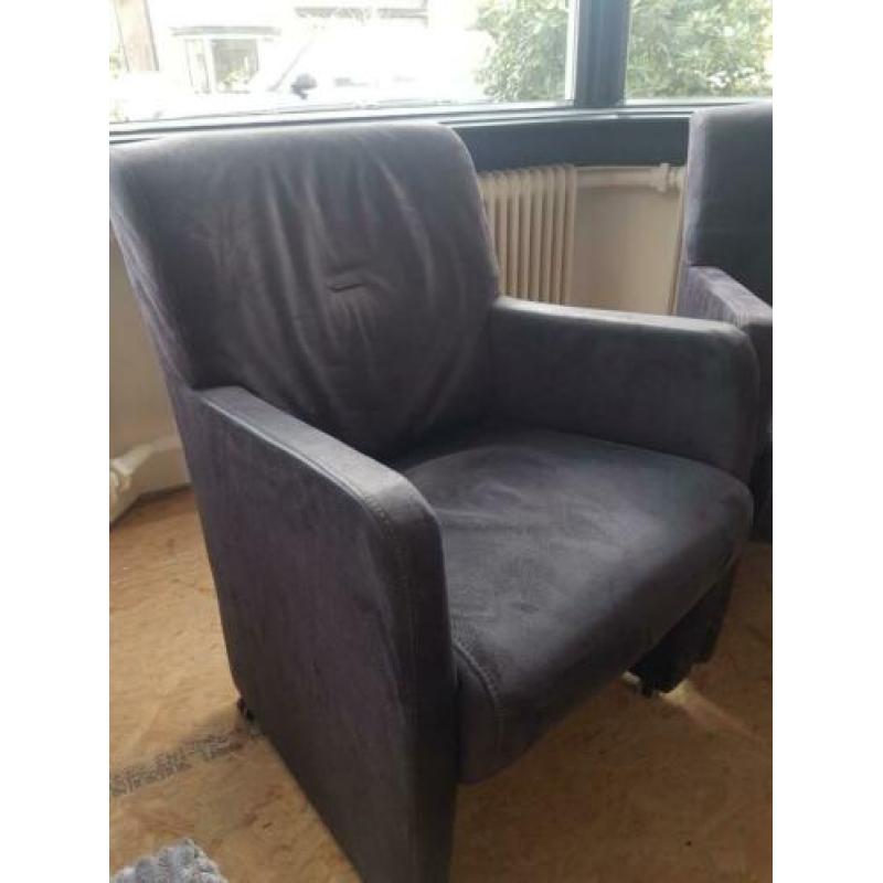 6 luxe eetkamerstoelen zwart