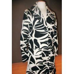 Nieuwe InWear jas met zwart - wit patroon, mt 38