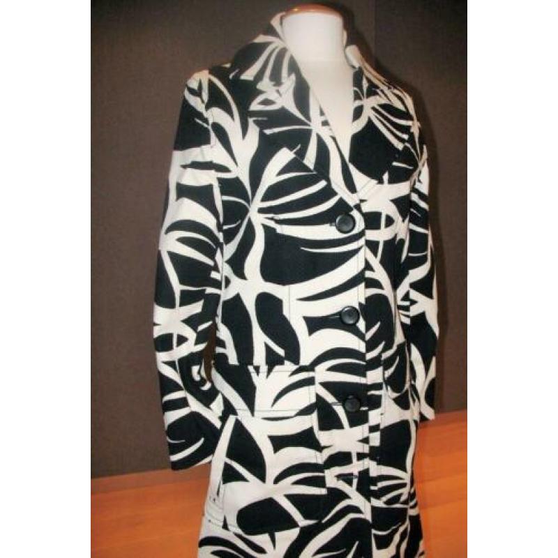 Nieuwe InWear jas met zwart - wit patroon, mt 38