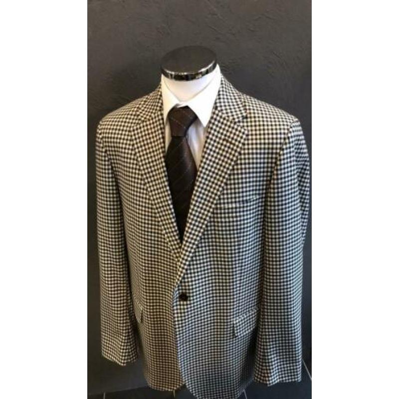 Geruit Colbert van EDUARD DRESSLER by LORO PIANA. Maat 106