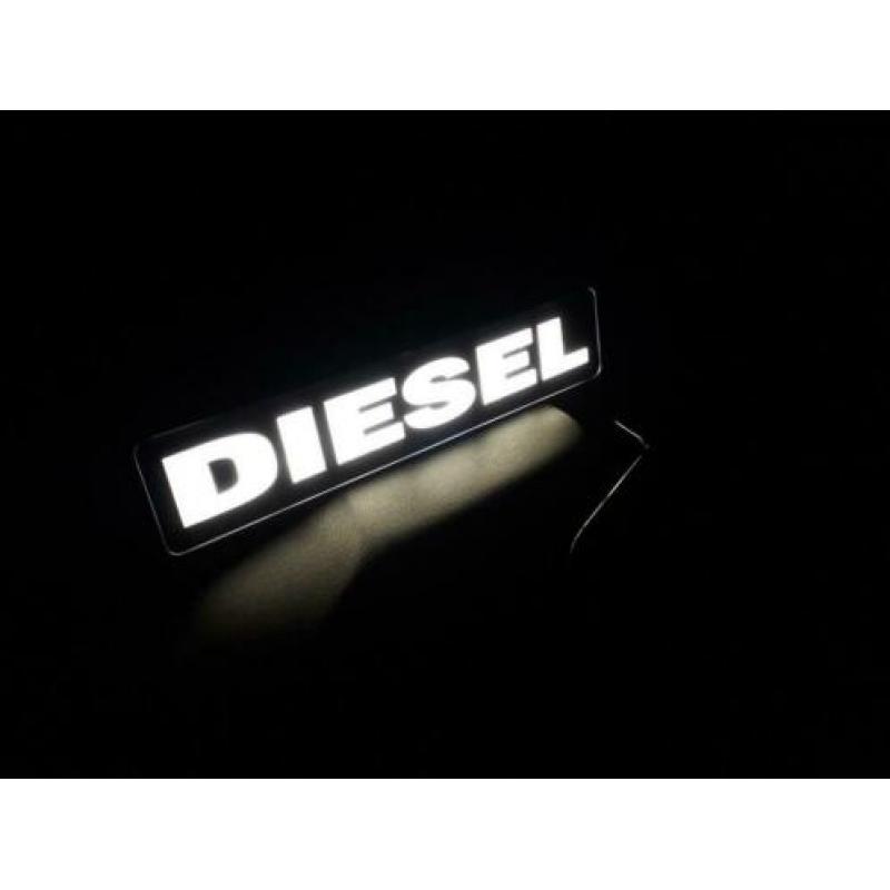 Diesel reclamebalk