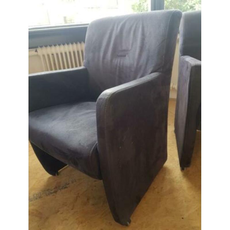 6 luxe eetkamerstoelen zwart