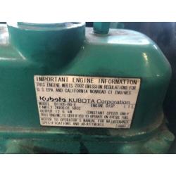 Kubota D 1105 Onan 6 kVA Silent generatorset