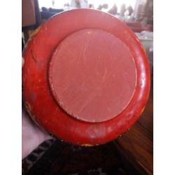 Vintage Noorse lunchbowl van hout