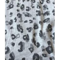 harem broek / legging panter grijs 50 56 62 68 74 80 86 92