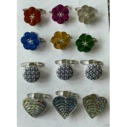 30 stuks diy self-adhesive clip pins for badges