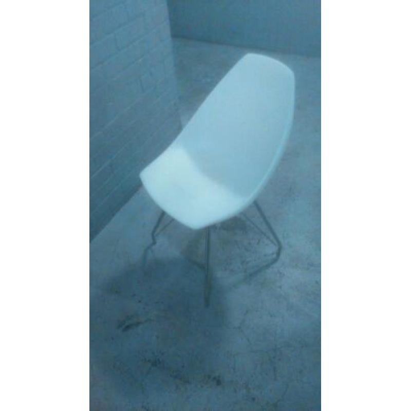 Robuuste kunststof stoel voor buro, eetkamer, etc.