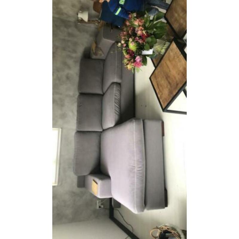 Mooie Driezitsbank grijs loungebank