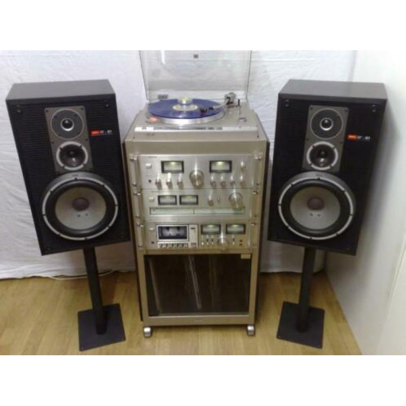 Stereo-sets:Technics, Akai, Pioneer, Sony, Rotel, Kenwood, S