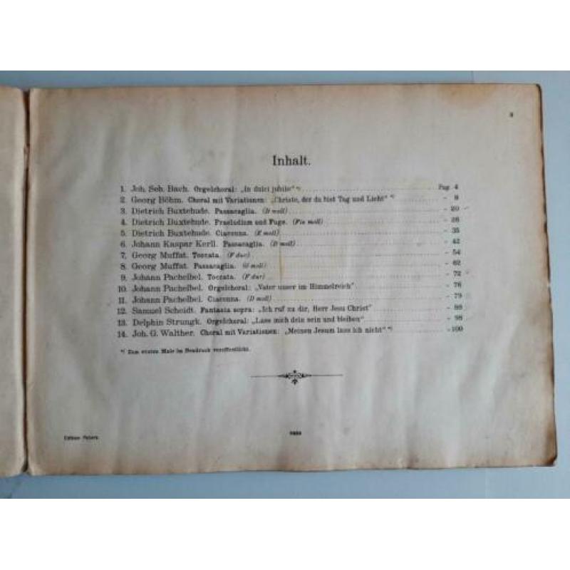 bladmuziek orgel