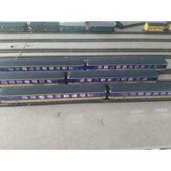 NS ick/icr DC rijtuigenset met binnenverlichting h0 marklin