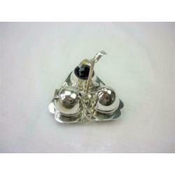 Opruiming Art Deco set 6 dlg. zilverpl./ B2978