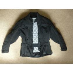 DiFi motorpak zwart jas maat 40 broek 98 uitneembare voering