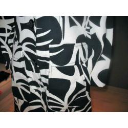 Nieuwe InWear jas met zwart - wit patroon, mt 38