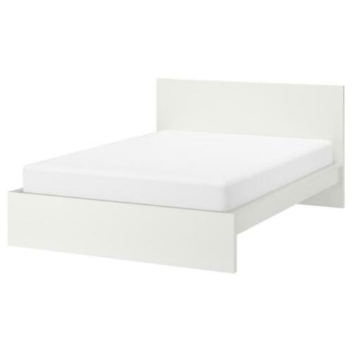 Wit malm 2 persoonsbed 160x200