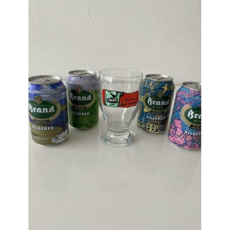 BRANDBIER, 2x ROB SCHOLTE, 2x CORNEILLE, 1x bierglas H.BROOD