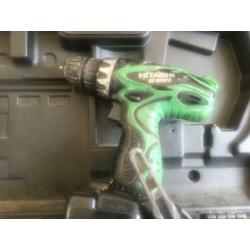 accuboormachine tweemaal Hitachi