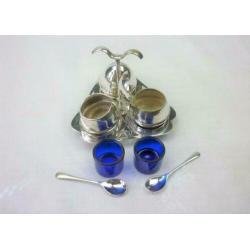 Opruiming Art Deco set 6 dlg. zilverpl./ B2978