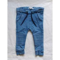 Setje Noppies Blauw Jogdenim Jeans Biker Broekje Shirt mt 62