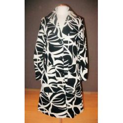 Nieuwe InWear jas met zwart - wit patroon, mt 38