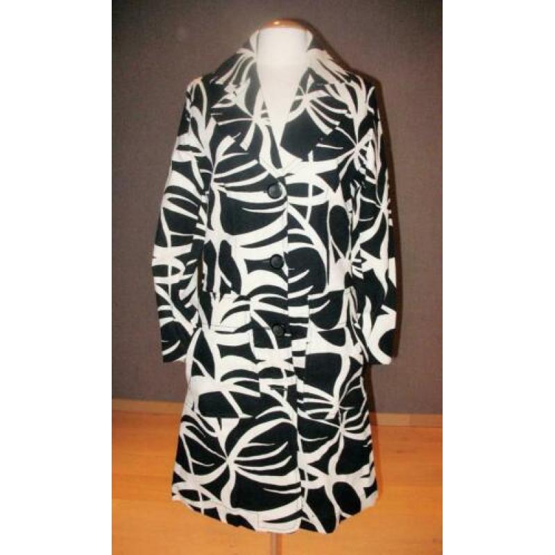 Nieuwe InWear jas met zwart - wit patroon, mt 38