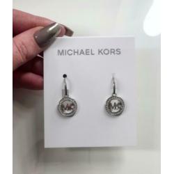 Michael Kors - oorbellen/hangers - zilver met diamantjes