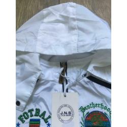 Nieuw Zomerjas Maat 86 / 92 wit groen