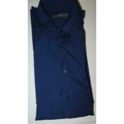 Angelo Litricio blauw overhemd maat M