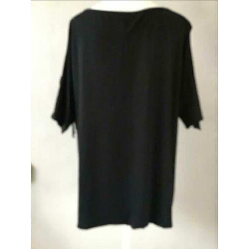 Máxima Fashion zwart shirt maat 48