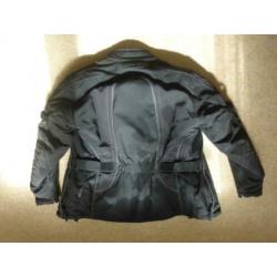 DiFi motorpak zwart jas maat 40 broek 98 uitneembare voering