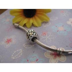 Pandora bedel 790431CZ = circle charm + zirks & 14 krt GOUD
