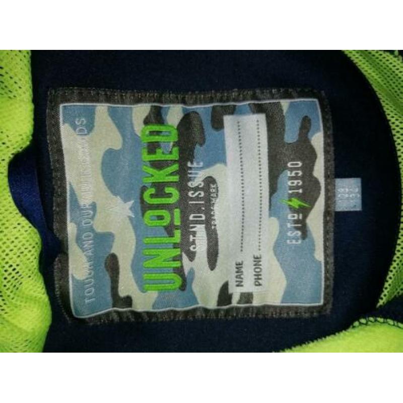 Gave jongens zomerjas maat 122/128