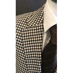 Geruit Colbert van EDUARD DRESSLER by LORO PIANA. Maat 106