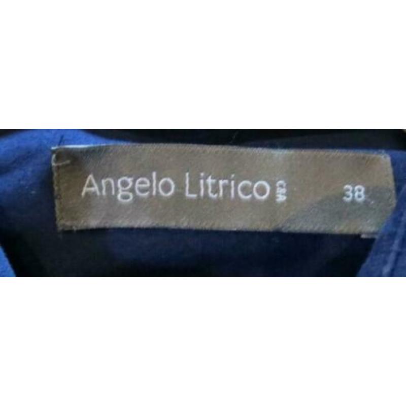 Angelo Litricio blauw overhemd maat M