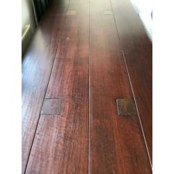 Prachtige houten eettafel, 2 mrt bij 1 mtr